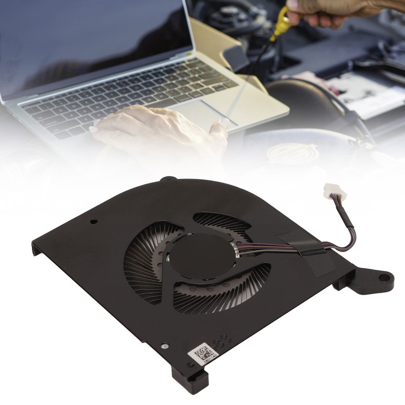 For MSI GS66 Cooling Fan 4pin Connector Aluminum Alloy Easy