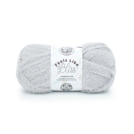 Lion Brand Yarn Feels Like Bliss Yarn, 1 Pack, Sterling
