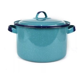 Cinsa Olla Recta 22 Orejas Roladas Azul Turquesa Envío Gratis