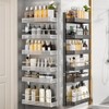 dainslef Adjustable Over The Door Organizer, 6-Tier Metal Hanging Door