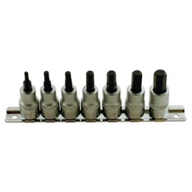 Laser 1791 Hex Socket Bit Set 3/8"D 7pc