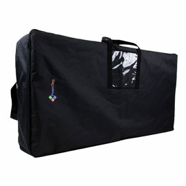 IncStores Foam Flooring Tiles Carrying Case | Easy Transportation of High-Density Interlocking Foam Tiles for Floor Protection in Your Trade Show, Exercise, and Play Areas, Soft Case with Wheels