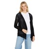 Volcom Women's Go Wrap Open Front Cardigan Sweater (Regular &