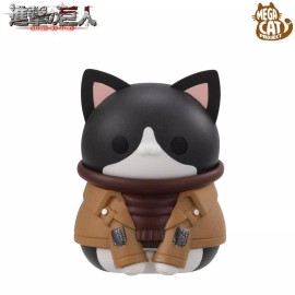 MegaHouse MEGA CAT PROJECT Attack on Titan Nyanko Survey Corps Gather Mini Figure Mikasa