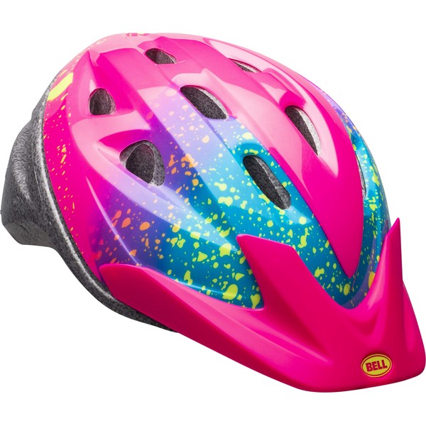 Bell Child Rally Bike Helmet - Pink Splatter Stella, Model:7083694