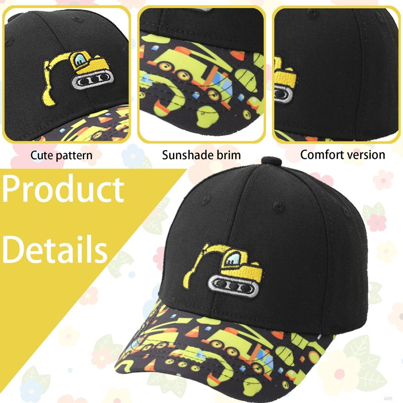 AUNGCSHE Baseball Cap, Adjustable Children's Snapback, Adjustable Baseball Cap, Sun