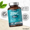 Zinc Supplement 50mg | 365 Vegan Tablets | for Immunity,