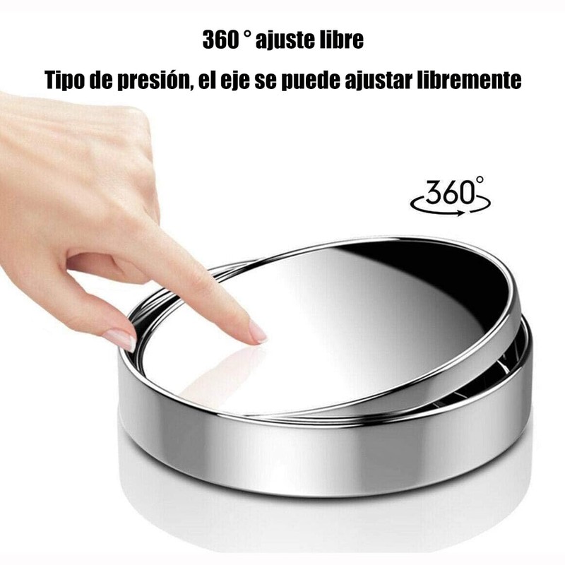 Wzenclave 2 Piezas Espejo Retrovisor Convexo para Punto Ciego para