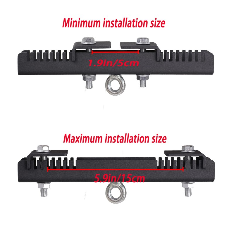 KSWLOR Heavy Duty Beam Clamp Hanger Mount,Heavy Bag Mount 360°