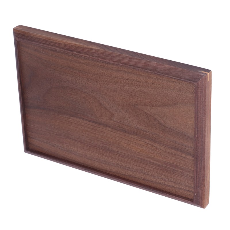 Walnut Wooden Tray Rectangle Serving Tray Tenon Structure Chinese For