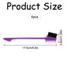 Bojueshaw 4pcs Hair Edge Brush,2 in 1 Hair Edge Control