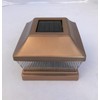 Ntertainment House 2-pcs Metal Plated 2 SMD LED Deck Solar