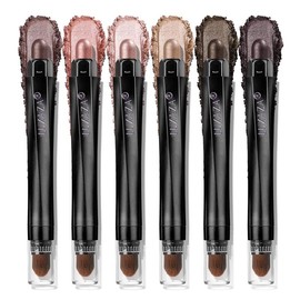 【Hot】LUXAZA 6PCS / 10PCS Eyeshadow Stick,Shimmer And Matte Brown Metallic Cream Eyeshadow Pencil Crayon with Smudge-proof & Waterproof, Eye Brightener Stick Cream Eyeshadow Stick Set Makeup Cosmetic:_PINK-OCEAN