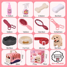 Tacobear Dog Toy Kids Electric Dog Girl Boy Interactive Pet Dog Toy Walking Barking Tail Waving Plush Toy Gift for Toddler