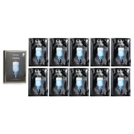 JM Solution Water Glow SOS Ringer Mask Black 35ml x 10 pcs / 제이엠솔루션 물광 sos 링거 마스크 블랙 35mlx10pcs