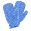 Evridwear Shower Exfoliating Mitts, Deep Cleanse Bathing Scrub Gloves Self