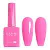 CANNI Pink Gel Nail Polish, 1Pcs Bright Pink Gel Polish