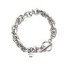 YINKE Bracelet, Men's, Women's, Accessories, Stainless Steel, Mantel, Chain, Silver,