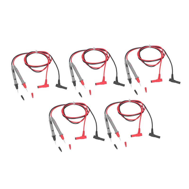 5Set HC136‑T 1000V 20A Multimeter Test Leads Universal Digital Gold