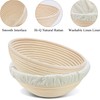 2 Pcs Bread Proofing Baskets, 23cm Round Sourdough Proofing Basket