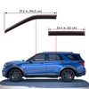 Lightronic Extra Durable Clip-on in-Channel Auto Vent Window Visor, Fits