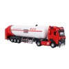 Alloy Gas Tanker Truck Model Water Spray High Simulation Detachable