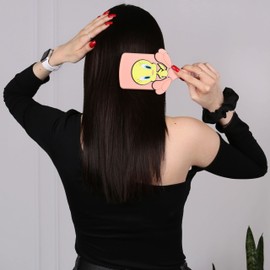 Tweety Looney Tunes Large Plastic Flat Salmon Hair Brush