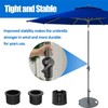 Hopbucan Pack of 8 Umbrella Stand, Hole Ring, Plug, Cover