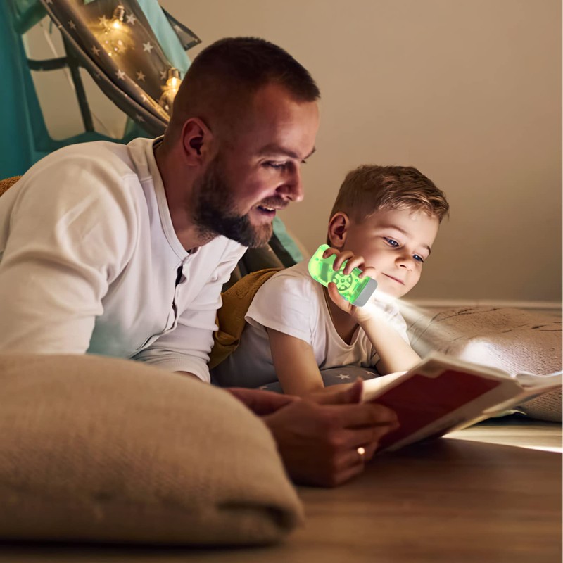 Angoily 3Pcs Hand Crank Flashlight,Wind Up Torch LED Flashlight,Hand Crank