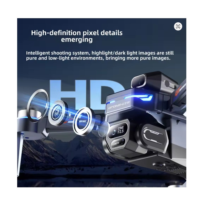 ToolziaGT8 Drone 8K Professional HD Dual Cameras Screen Remote 5G