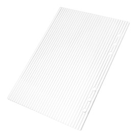 Angoily A5 Planner Cover Binder Acrylic Protector 6 Hole Binder Jacket View Window