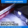 YOCTOSUN Rechargeable Magnifying Glasses, Head Magnifier Glasses with 2 LED