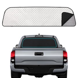 ZATOOTO Rear Windshield Sunshade for Toyota Tacoma 2024 Rear Windshield Sunshield Double Layer for Sunshade and Privacy Offer Great Visibility Sun Blocker Back Window Sun Shade for Toyota Tacoma