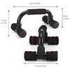 Push Up Bars for Men & Women (Red)