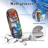 BOUMUSOE 3 Pack Hard Eyeglass Case, Protective Hard Shell Glasses