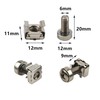 Gad2go 50 Pack Rack Mount Cage Nuts Screws and Washers