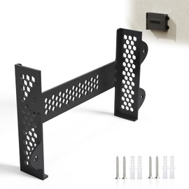 JLNJLE Bracket Compatible with TP-LINK TL-SG108 TL-SG108E 8-Port Network Switch, Metallic Wall Mount for LAN Switch Holder Under the Desk, for Home Office