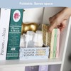 Pack of 6 Small Plastic Folding Boxes, 15 x 10