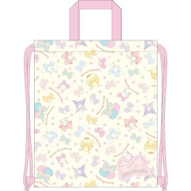 KoohaCreate 120844 Sanrio Characters Quilted Napsack (Gymnastics Bag/Gymnastics Bag/School Bag)