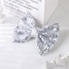 Lanmerry Hair Accessories: Sequins Alligator Clips, Large Bows for Toddlers,