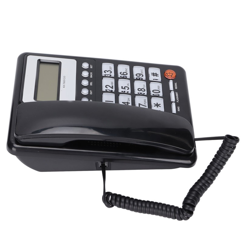 KXT8001CID Corded Telephone Multifunctional Wired Landline Phone with LCD Display