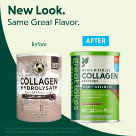 Great Lakes Wellness Collagen Peptides Powder Supplement for Skin Hair Nail Joints - Chocolate Flavored - Quick Dissolve Hydrolyzed, Non-GMO, Gluten-Free, No Preservatives, Halal - 10 oz Canister