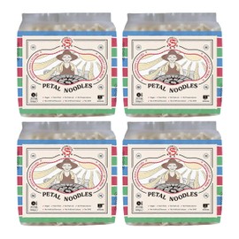 DRAGON MAMA'S KITCHEN Taiwanese Petal Noodles - 320g | Vegan · Non-fried · No Palm oil · No Preservatives · No Artificial Flavours · No Artificial Colours · No GMO (pack of 4)