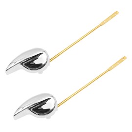 WANGCL 2 Pack Universal Front Mount Toilet Handle Tank Flush Lever Replacement Handle for Most Front Mount Toilets