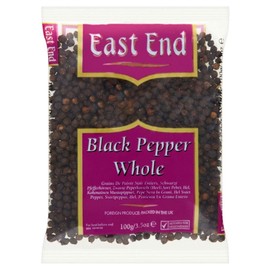 East End Whole Black Pepper (100g) - Pack of 6