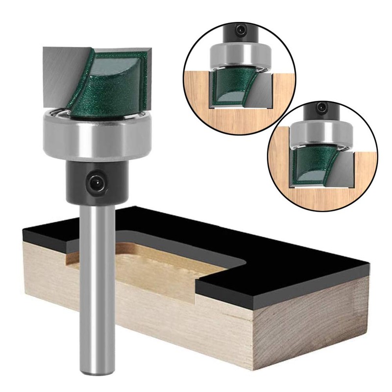 Mesee Industrial Grade Flush Trim Template Router Bit 1/4 Inch