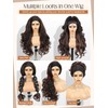 Long Yaki Curly Headband Wigs For Black Women Half Wig