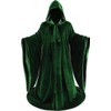 AGCOAH Two-Sided Wizard Robe Wizard Costume Hooded Cloak with Sleeves
