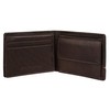 bruno banani Genuine Leather Men's Wallet - 022003, brown, rfid