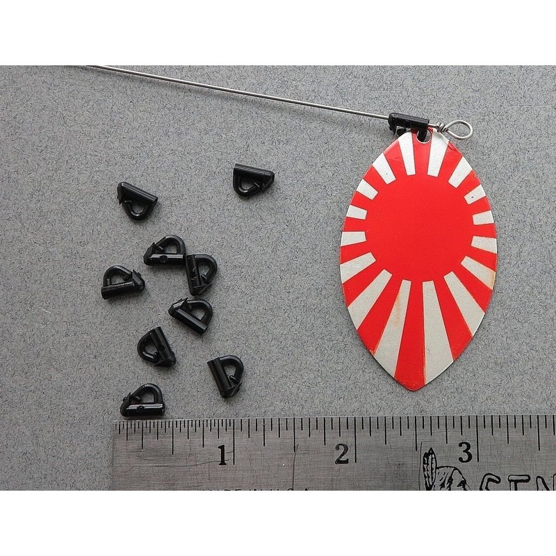 River Guide Supply Quick Change Spinner Clevis - Snap Black